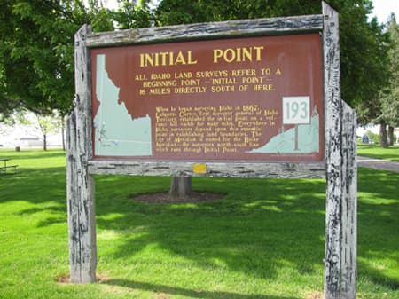 Initial Point historical marker