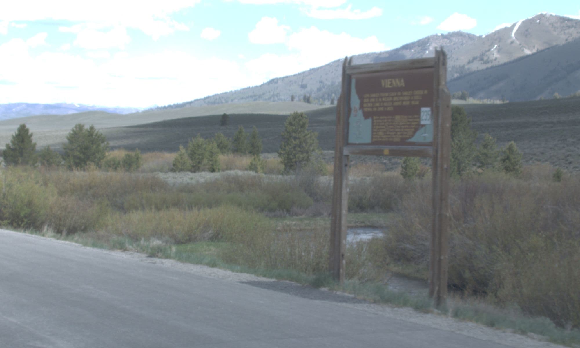 Vienna Ghost Town historical marker