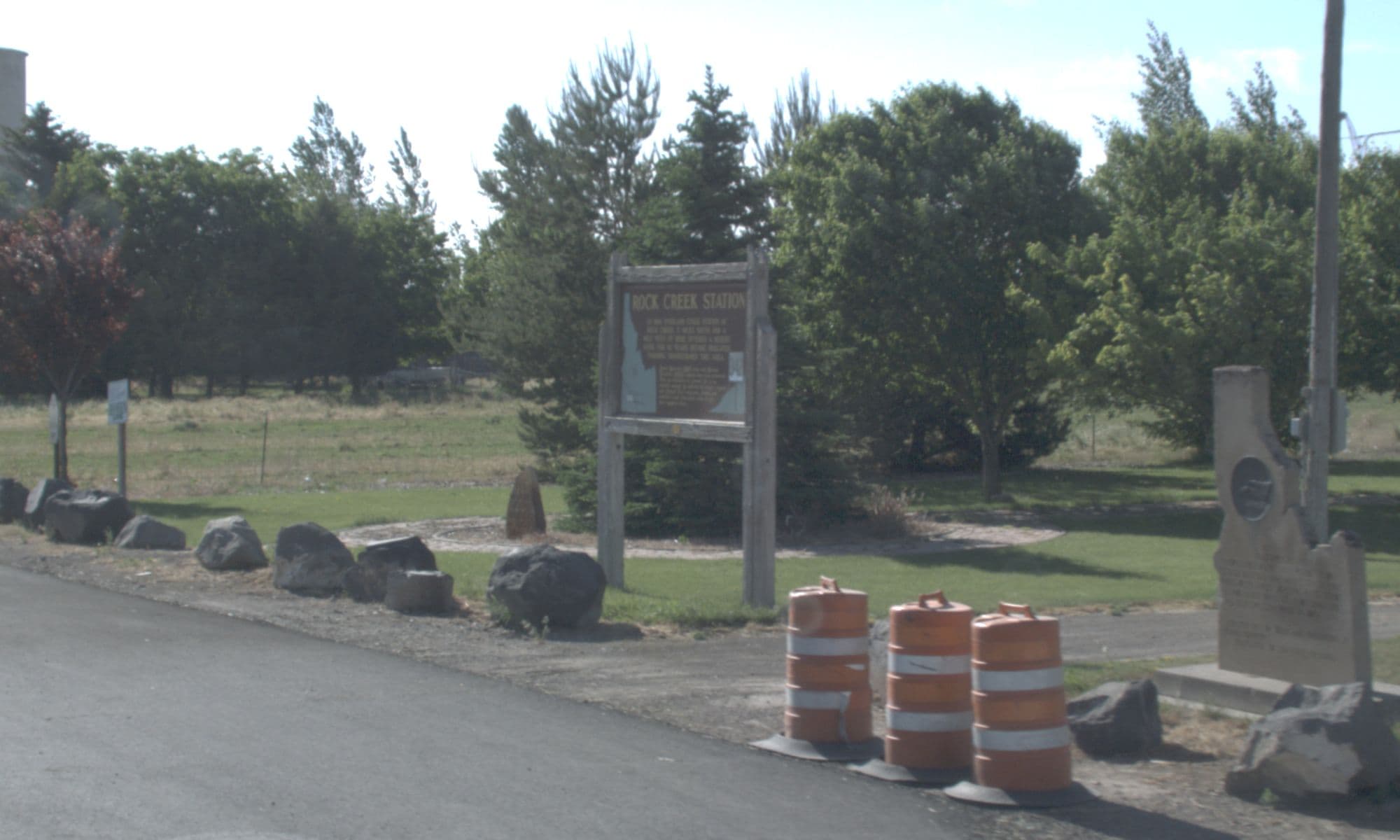 Rock Creek Station historical marker