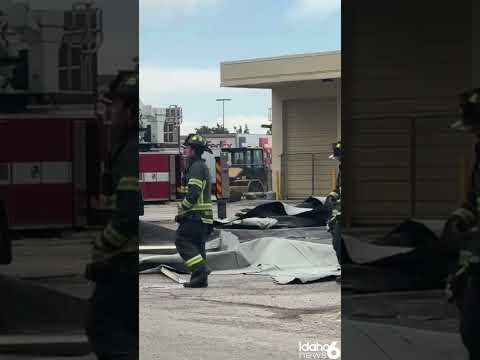 Monday’s Winds Peeled the Roof Off a Warehouse Near Boise Airport