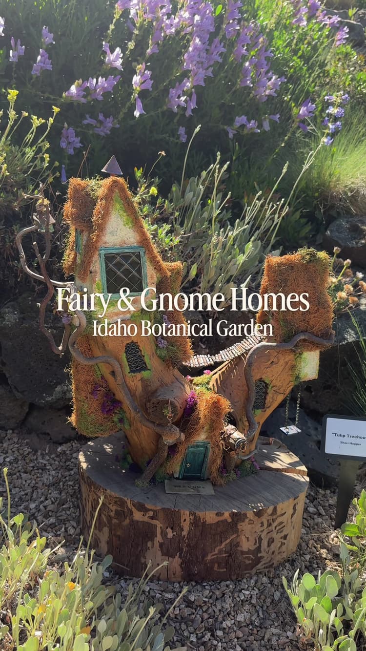 Tiny Handmade Homes Are Hidden All Over the Idaho Botanical Garden Right Now
